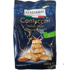 Печиво Кантуччі з мигдалем Cantucci Italiamo 300g