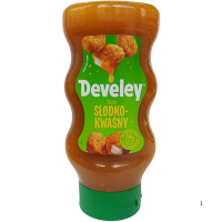 Соус кисло-солодкий на основі абрикосово-яблучного п'юре Develey 460ml