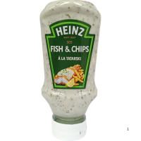 Соус з маринованими огірками та травами Sos Fish&Chips Heinz 220ml