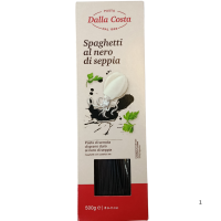 Спагетті чорні Spaghetti al nero di sepia Dalla Costa 500g