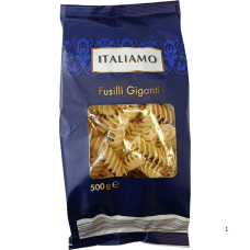 Макарони з твердих сортів пшениці мега спіралі Fusilli Giganti Italiamo 500g