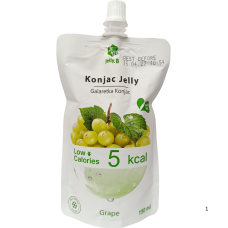 Желе зі смаком білого винограду без цукру Galaretka Konjac Grape Jelly.B 150g