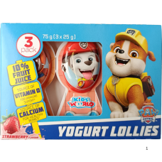 Йогурт зі смаком полуниці Yogurt Lollies Peppa Pig 3*25g