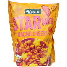 Мікс горіхів та снеків зі смаком сиру Star Mix Nacho Cheese Style Alesto 200g