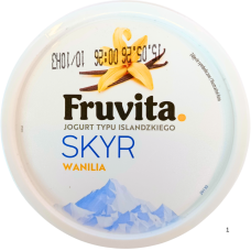 Йогурт зі смаком ванілі Skyr Fruvita 1kg