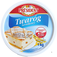 Десертний крем сир Twarog President 1kg