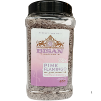 Рис довгозернистий рожевий фламінго Pink Flamingo Bisan 400g