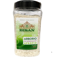 Рис шліфований арборіо Rice Arborio Bisan 400g