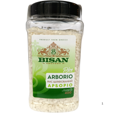 Рис шліфований арборіо Rice Arborio Bisan 400g