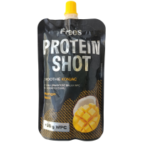Протеїнове смузі без цукру зі смаком манго та фруктовим п'юре в паучі Protein Shot Frees 150g
