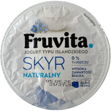 Йогурт класичний без добавок Skyr Fruvita 400g