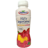 Питний йогурт скир нектарин та малина SKYR Piatnica 355g