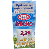 Молоко коров’яче 3.2% Mleko Mlekovita 1l