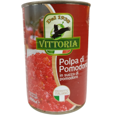 Томати кусочками Polpa di Pomodoro Vittoria 400g