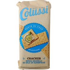 Крекери цільнозернові Crackers Colussi 500g