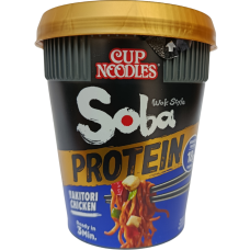 Соба швидкого приготування високобілкова yakitori chicken Cup Noodles Soba 90g