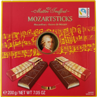 Шоколад з марципановим смаком Mozartsticks Maitre Truffout 200g