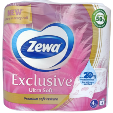 Туалетний папір Exclusive Ultra Soft Zewa 4шари 4шт