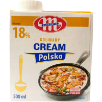 Вершки Smietanka 18% Mlekovita 500ml