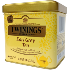 Чай листковий чорний з ароматом бергамоту Earl Grey Tea Twinings