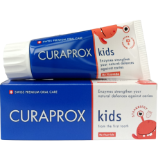 Зубна паста дитяча зі смаком полуниці Kids Curaprox 60ml