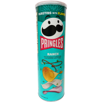 Картопляні чіпси зі смаком вершково-часникового соусу Ranch Pringles 158g