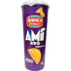 Чіпси картопляні зі смаком барбек'ю в тубі Original Amica 100g