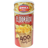 Картопляні чіпси класичні в тубусі Eldorada Amica Chips 400g