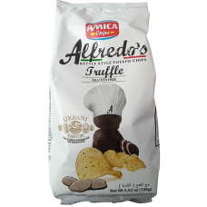 Чіпси картопляні зі смаком чорного трюфеля без глютену Alfredo's Amica 100g