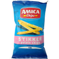 Палички картопляні з сіллю Stikker potato chips Amica 150g