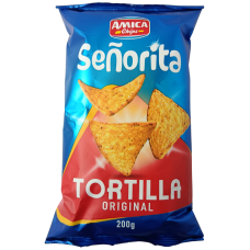 Чіпси кукурудзяні класична тортилья Original Senorita Amica 200g