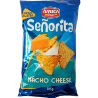Чіпси кукурудзяні начо з сиром Nacho Cheese Senorita Amica 185g