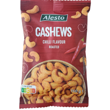 Кeш'ю смажений зі смаком чилі Chilli Cashews Alesto 150g