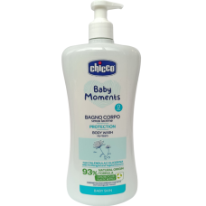 Гель для душу з календулою та рослинним гліцерино Bagno Corpo Baby Moments 0 m+ Chicco 500ml