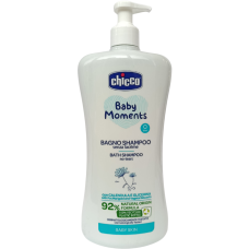 Шампунь з календулою та рослинним гліцерино Bagno Shampoo Baby Moments 0 m+ Chicco 500ml