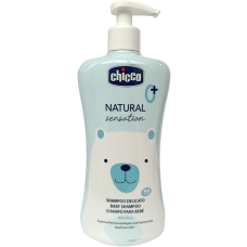Дитячий шампунь з алое Shampoo Delicato Natural Sensation 0 m+ Chicco 500ml