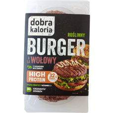 Рослинні котлети з яловичини для бургеру Roslinny Burger Dobra Kaloria 200g