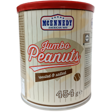 Арахіс очищений солоний Roasted Salted Peanuts Jumbo Mcennedy 454 g