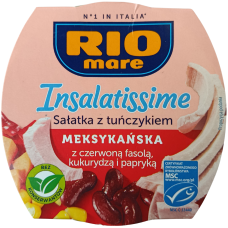 Салат з тунцем горошком, кукурудзою та олвками Rio Mare Insalatissime Mais e Tonno 160g