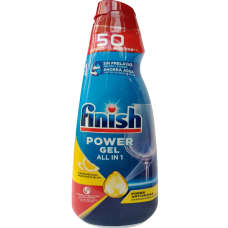 Гель для посудомийної машини з ароматом лимону Finish Power Gel All in 1 1L