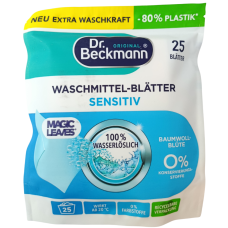 Серветки для прання універсальні  Magic Leaves Sensitiv Br. Beckmann 25шт