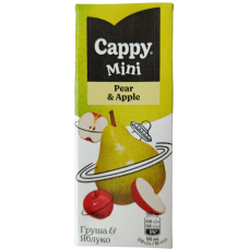 Нектар зі смаком груша-яблуко Cappy Mini 200ml