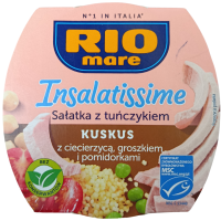 Салат з тунцем. кус-кус з нутом горошком та помідорами Rio Mare Insalatissime Cous Cous e Tonno 160g