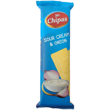 Картопляні чіпси зі смаком сметани та цибулі Sour Cream&Onion Mr. Chipas 75g