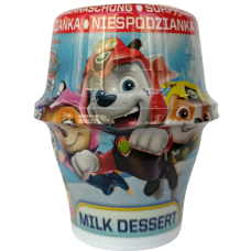 Молочний десерт з сюрпризом Paw Patrol 70g