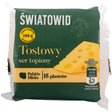 Сир тостовий Tostowy ser topiony Swiatowid 250g