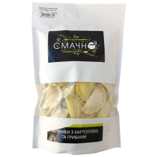 Вареники з картоплею та грибами "Смачно" 500g