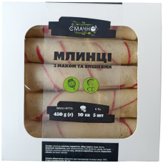 Млинці з маком та вишнями "Смачно"  450g