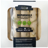Млинці з лососем,шпинатом та сиром "Фета" "Смачно"  450g