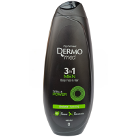 Гель для тіла, обличчя та волосся 3in1 Men Total&Power Dermomed 450ml